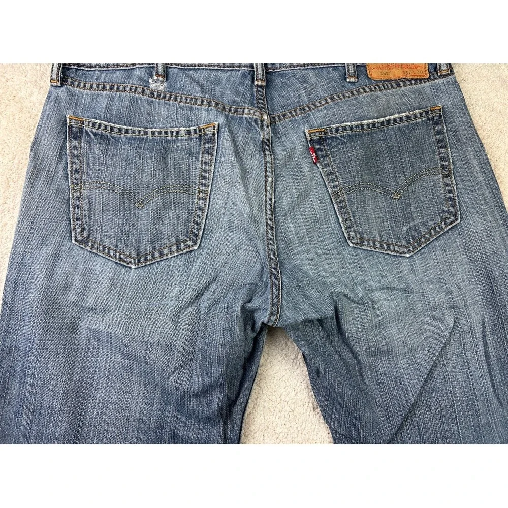 Levi's 559 Men's Jeans Light Wash‎ Straight Leg 38x30 Cotton Denim